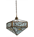 21"Sq Backyard Friends Wildlife Inverted Pendant