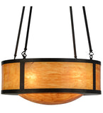 28"W Mission Prime Arts & Crafts Ceiling Pendant