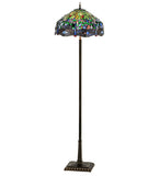 67"H Tiffany Hanginghead Dragonfly Floor Lamp