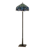 67"H Tiffany Hanginghead Dragonfly Floor Lamp
