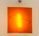 11"W Metro Fusion Loon Sconce