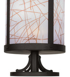 15"W Cilindro Veritas Contemporary Pier Mount