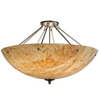 36"W Madison Contemporary Semi-Flushmount