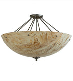 36"W Madison Contemporary Semi-Flushmount