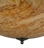 36"W Madison Contemporary Semi-Flushmount