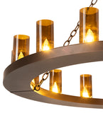 48"W Loxley 16 Lt Rustic Lodge Chandelier