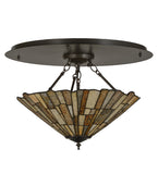 24"W Delta Jadestone Lodge Flushmount