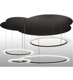 84"W Anillo LED Cascading Contemporary Pendant