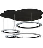 84"W Anillo LED Cascading Contemporary Pendant