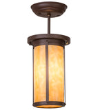 6"W Overbrook Arts & Crafts Flushmount