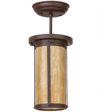 6"W Overbrook Arts & Crafts Flushmount