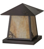 11"Sq Stillwater Dragonfly Pier Mount-