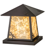11"Sq Stillwater Dragonfly Pier Mount-