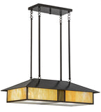 36"L Double Bar Mission Kitchen Island Lighting