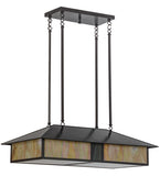 36"L Double Bar Mission Kitchen Island Lighting