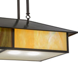 36"L Double Bar Mission Kitchen Island Lighting