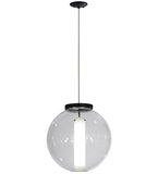 18"W Bola Contemporary Pendant