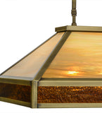 24"L Duxbury Oblong Pendant
