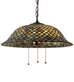 20"W Tiffany Fishscale Pendant