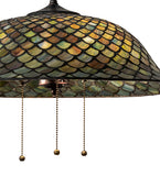 20"W Tiffany Fishscale Pendant