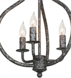 12"W Easton 3 Lt Flushmount