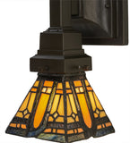 5"W Sierra Tiffany Prairie Mission Wall Sconce