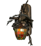 10"W Oak Leaf & Acorn Wall Sconce