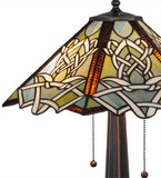 24.5"H Tiffany Glasgow Bungalow Table Lamp