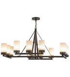 48"W Parker 12 Lt Mission Chandelier
