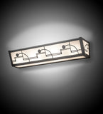 24"W Revival Deco Vanity Light