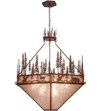 60"W Wildlife Inverted Pendant