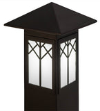 12"Sq Cumberland Bollard Pillar Landscape Fixture