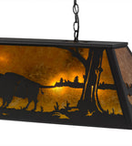 61"L Buffalo Lodge Island/Billiard Pendant