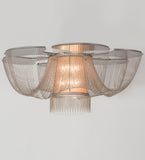 60"W Niagara Contemporary Flushmount