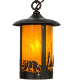 8"W Fulton Bear Creek Outdoor Pendant