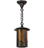 8"W Fulton Deer At Lake Outdoor Pendant