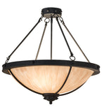 24"W Freya Traditional Semi-Flushmount