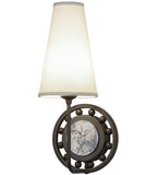 7.5"W Valdosta Contemporary Fabric Nautical Wall Sconce