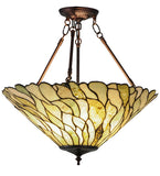 20"W Jadestone Willow Inverted Pendant