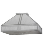 36"Sq Whitewing Modern Flushmount