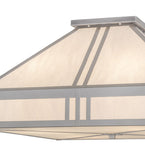 36"Sq Whitewing Modern Flushmount