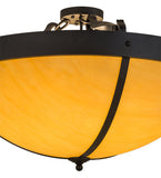 36"W Alysiales Luxe Lodge Semi-Flushmount