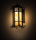 12"W Mission Caprice Oudoor Lantern Wall Sconce