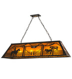 48"L Personalized Ranch Island/Billiard Oblong Pendant