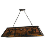 48"L Personalized Ranch Island/Billiard Oblong Pendant