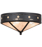 24"W Craftsman Target Lodge Flushmount