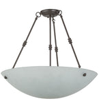 24"W Dia Traditional Semi-Flushmount