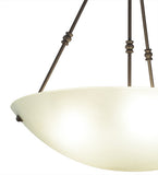 24"W Dia Traditional Semi-Flushmount