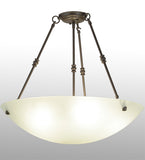 24"W Dia Traditional Semi-Flushmount