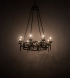 42"W Majella 8 Lt Gothic Chandelier
